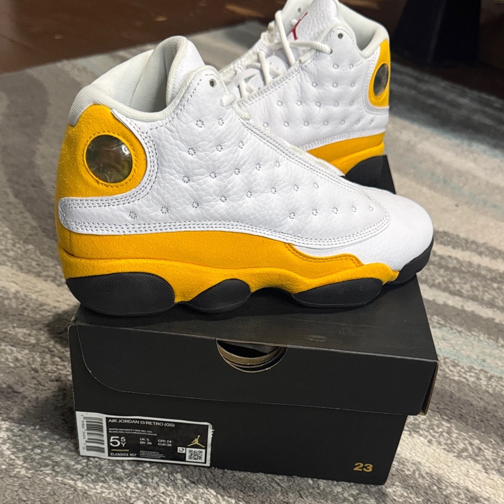 Jordan Kids Sneakers - White and Yellow
